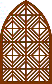 Simple Vector Pattern for Laser Cutting, Decoration, and Ornament. Metal design, wood carving, vector