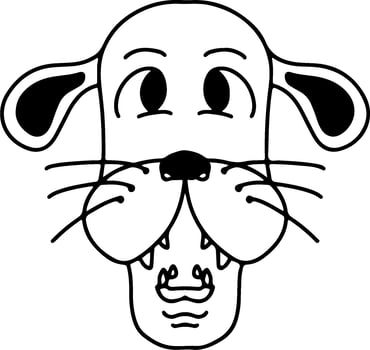 Cute Animals Doodle vector