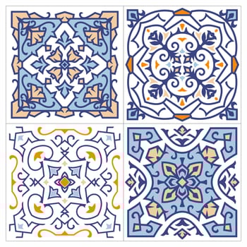 Vector ceramic tile pattern design