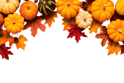 Thanksgiving pumpkin background - AI Generated png