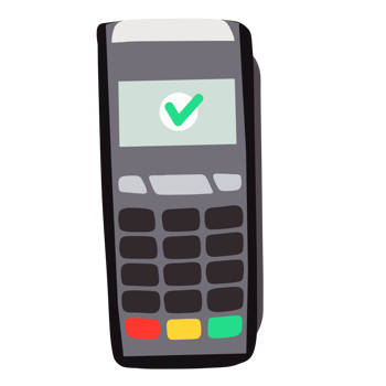 Credit card machine scanner png
