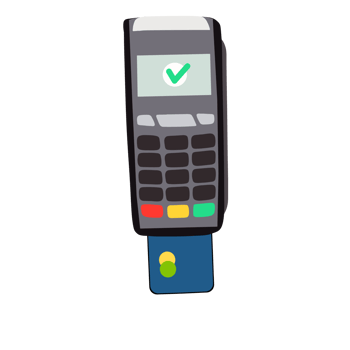 Credit card machine scanner png