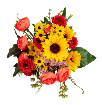 Beautiful bouquet flower isolated element png