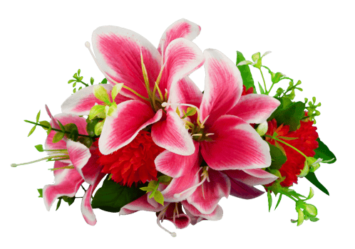 Bouquet of lily flower isolated png