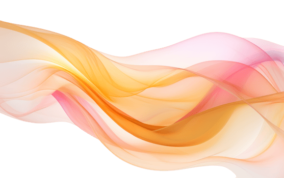 colorful abstract wave on transparent background png