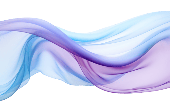 colorful abstract wave on transparent background png