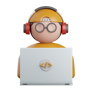 3d rendering programmer isolated useful for technology, programming, development, coding, software, app, computing, server and connection design element png