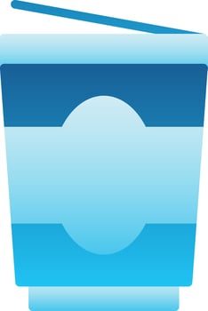 Yogurt Vector Icon Design