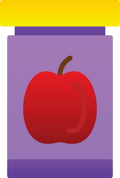 Apple Jam Vector Icon Design