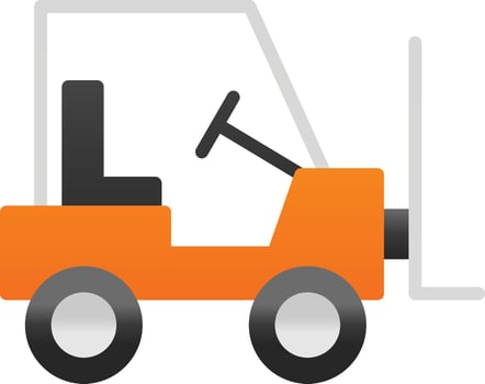 Forklift Vector Icon Design