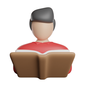 Man Reading Book png