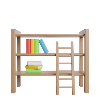 Books Shelf Library png