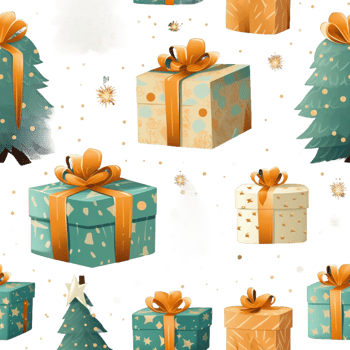 Seamless Christmas gift png
