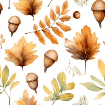 Seamless Watercolor Autumn png