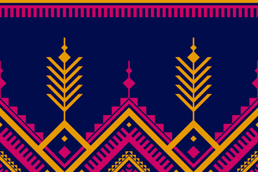 Ethnic Aztec pattern art. Geometric seamless pattern in tribal, folk embroidery, and Mexican style. vector