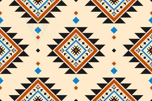 Geometric ethnic seamless pattern traditional. American, Mexican style. Aztec tribal ornament print. vector