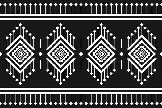 Carpet tribal pattern art. Geometric ethnic seamless pattern traditional. American, Mexican style. vector