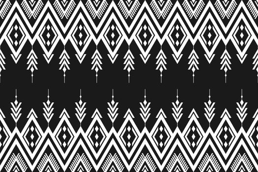 Carpet tribal pattern art. Geometric ethnic seamless pattern traditional. American, Mexican style. vector
