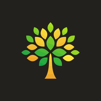 logo ecological environment icon, green vector