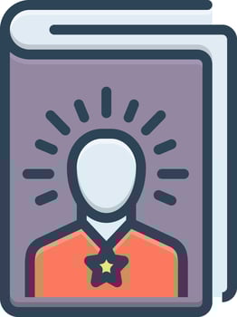 color icon for wisdom vector