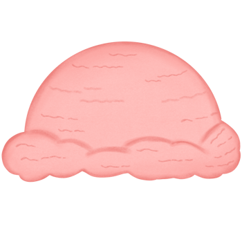 Scoop of ice cream png