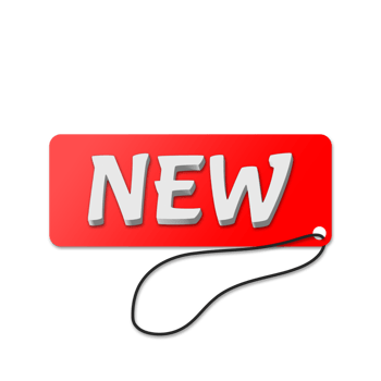 New label text and red rectangle png