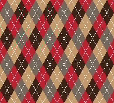 Argyle Pattern vector ,Fabric texture background