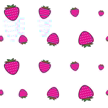 STRAWBERRY SEAMLESS PATTERN VECTOR