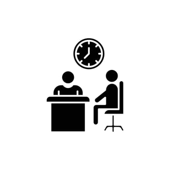 Discussion icon. solid icon vector