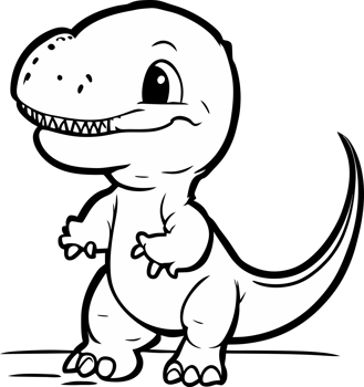 Dinosaur  illustration design. AI Generated png