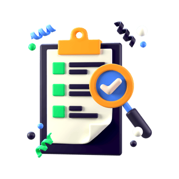 Research Icon in 3D Transparent 3d PNG Files