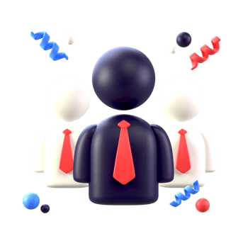 3D Teams icon in transparent png