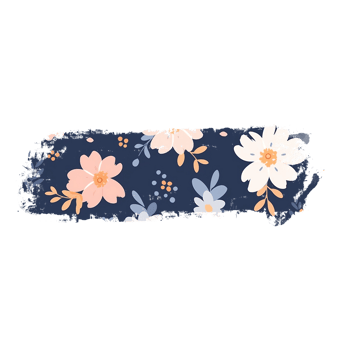 flora stickers tape png