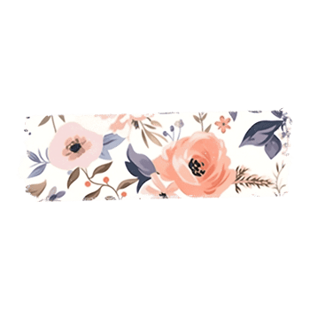 flora stickers tape png