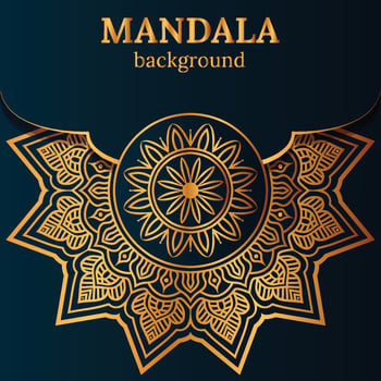 Luxury mandala background with golden arabesque pattern Arabic Islamic east style. Decorative mandala for print, poster, cover, brochure, flyer, banner, and your desired ideas. Mandala for Henna vector