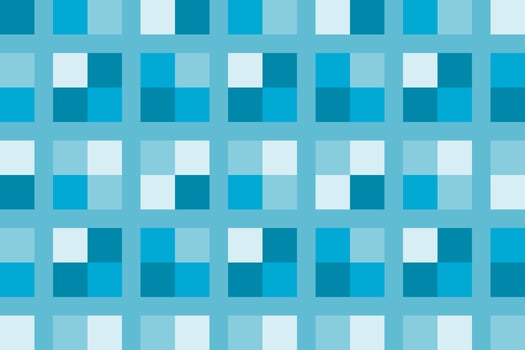 Blue square mosaic pattern. Seamless pattern. Abstract background vector illustration.