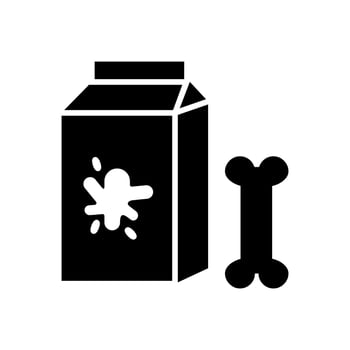 Vector Milk icon,Milk container,Milk flat illustration isolated on white background. Symbol sign icon vector illustration