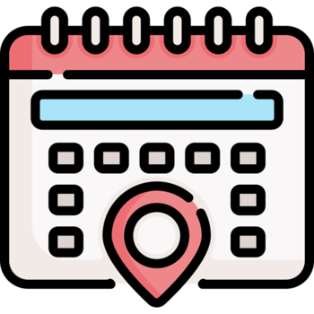 Calendar illustration design png