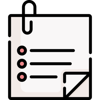 Memo illustration design png