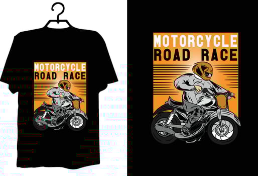 Motorcycle t shirt design vector