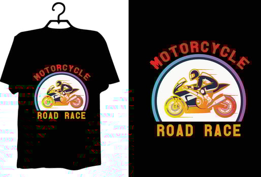 Motorcycle t shirt design vector