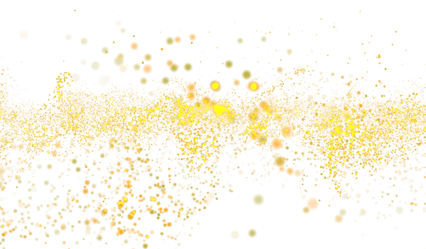 3D abstract digital technology orange light particles wave png