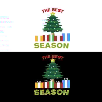 Christmas t shirt. The best season vector