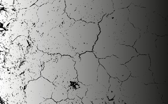 cracked wall background vector on gradient effect