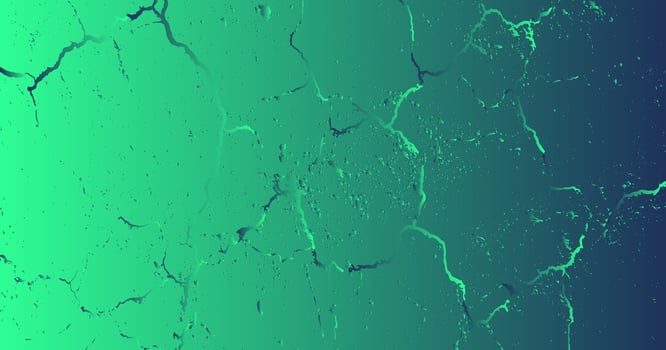 a green and blue background with cracks vector