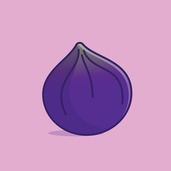Ara fruit simple cartoon vector illustration fruit nature concept icon isolated