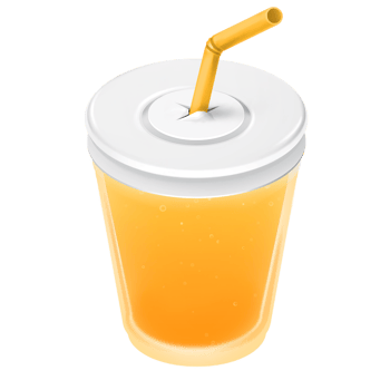 AI Generated Yellow lemonade oil paint food icon, digital paint png