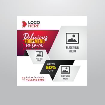 Creative and Modern Social Media Post Template Design vector