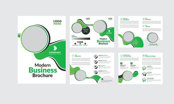 Multipurpose Business Brochure Template Design vector