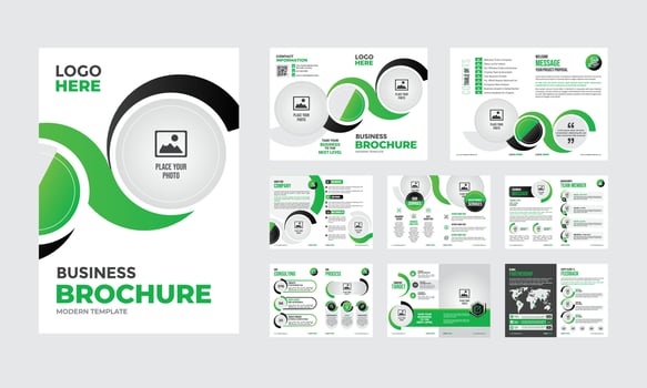 Multipurpose Business Brochure Template Design vector